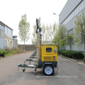 Portable trailer mobile light towers